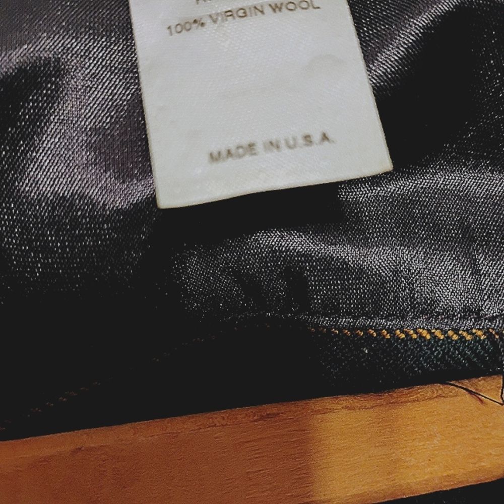 Pendleton Women's Green Blue Plaid Celebration Tartan Wool Zip Front Jacket M - Picture 10 of 15